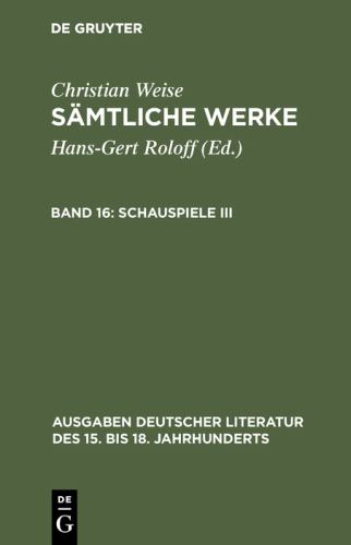 Schauspiele III