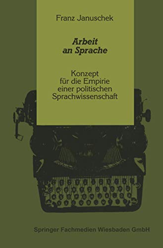 Arbeit an Sprache