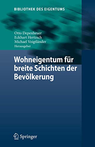 Wohneigentum Fur Breite Schichten Der Bevoelkerung
