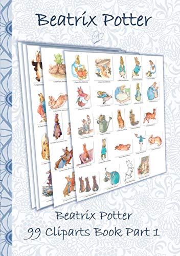 Beatrix Potter 99 Cliparts Book Part 1 ( Peter Rabbit )