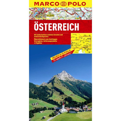 Austria Marco Polo Map