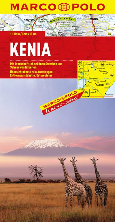 Kenya Marco Polo Map