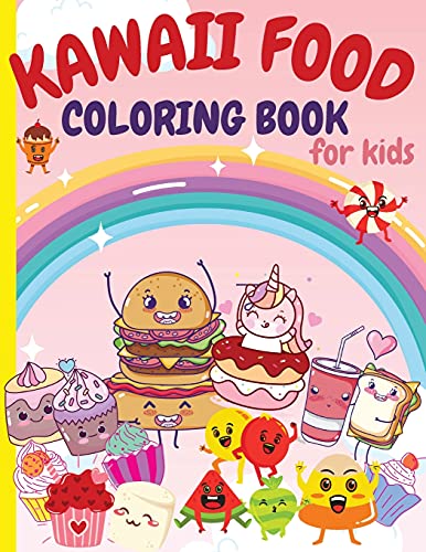 Kawaii Food Coloring Book for Kids