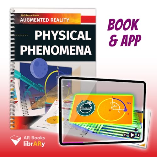Book with magical augmented reality on Physical Phenomena, 40 physics topics with 2D animations & free app, Innovative gift for ages 12+, Interactive learning support, Make learning simple & fun!