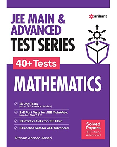 Jee Mains & Advanced Test Series 40+ Tests Mathematics