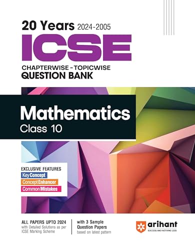 Icse Chapter Wise Mathematics Class 10