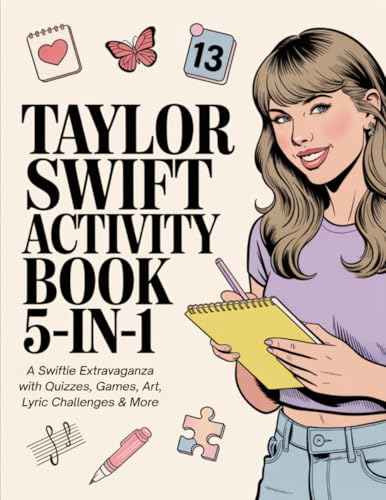 Taylor Swift Activity Book 5-in-1