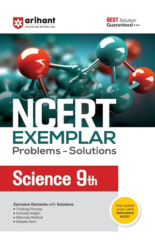 Arihant NCERT Exemplar Science 9th Problems & Solutions with Exclusive Elements Thinking Process, Concept Insight, Mistake Alert
