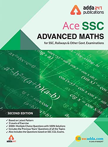 Advance Maths Book for SSC CGL, CHSL, CPO and Other Govt. Exams (English Printed Edition)