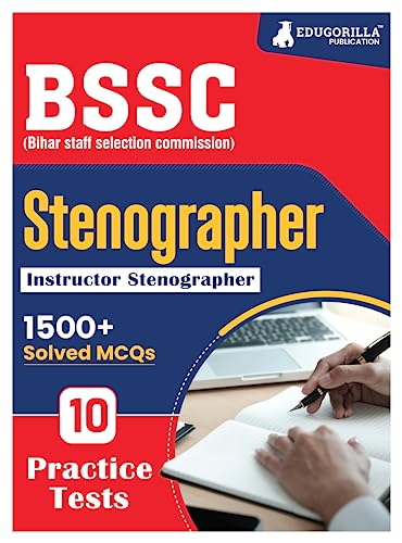 BSSC Stenographer/Instructor (English Edition) Exam Book 2023 - Bihar Staff Selection Commission 10 Full Practice Tests with Free Access To Online Tests