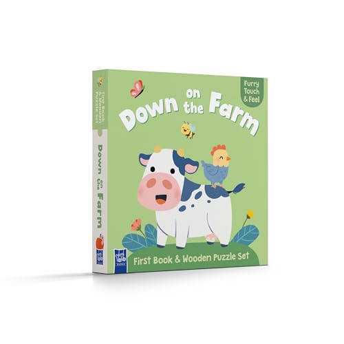 Down On The Farm: 2+ at the farm (First Book And Wooden Puzzle)