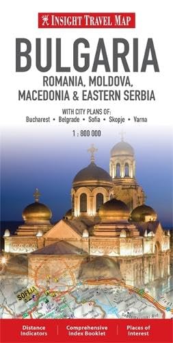 Insight Travel Maps: Bulgaria, Romania, Moldova, Macedonia & Eastern Serbia