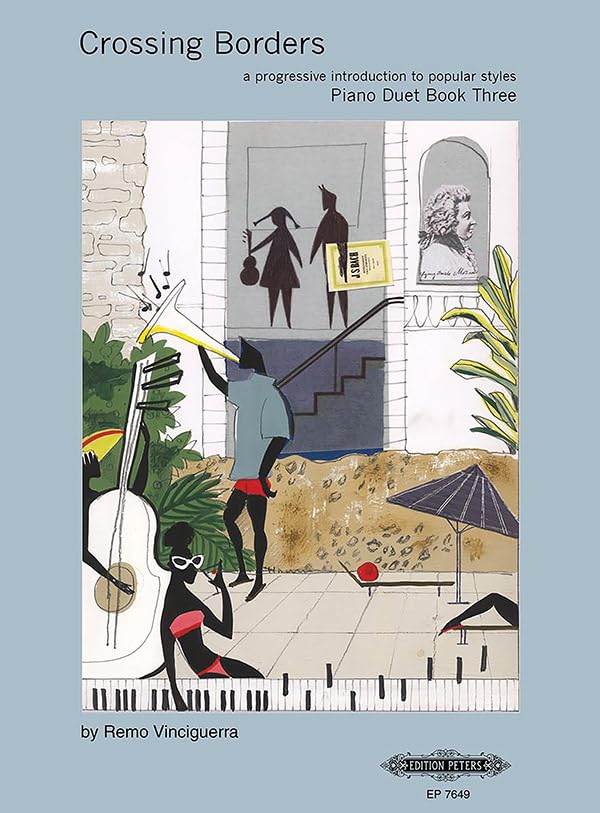 Crossing Borders for Piano Duet: A Progressive Introduction to Popular Styles (3) (Edition Peters, 3)