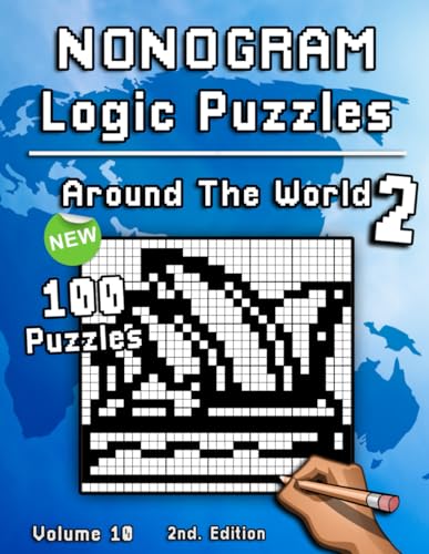 Nonogram Puzzles: Hanjie Puzzle Book Around the World with 100 Brainteasing Activites for Adults and Kids