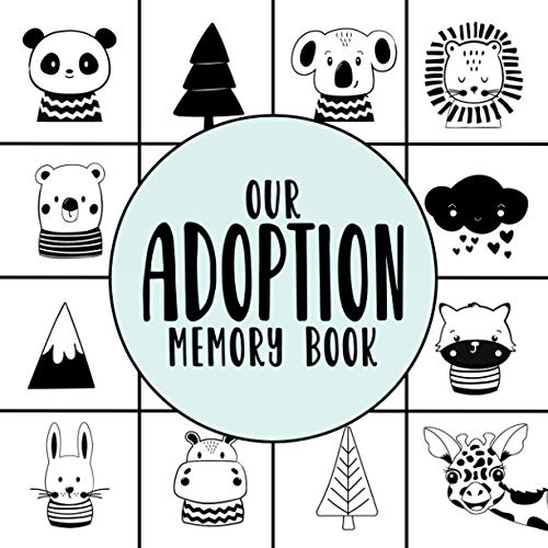 Our Adoption Memory Book : A Modern Keepsake Baby Child Journal with Prompts for Adoptive Families Scandinavian Theme