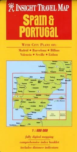 Spain and Portugal Insight Travel Map