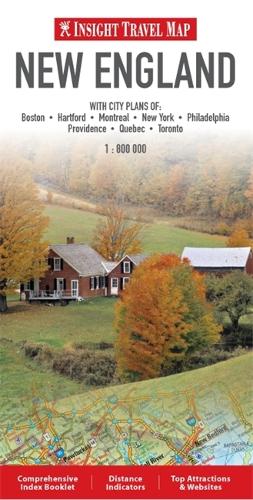 Insight Guides Travel Map New England