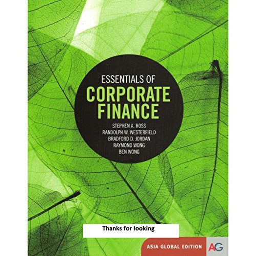 Essentials of Corporate Finance
