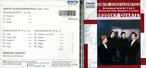 Shostakovich: String Quartets 7, 8 & 9.