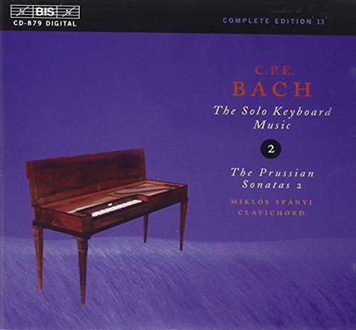 CPE Bach: The Solo Keyboard Music, Vol 2 - The Prussian Sonatas 2 /Spányi