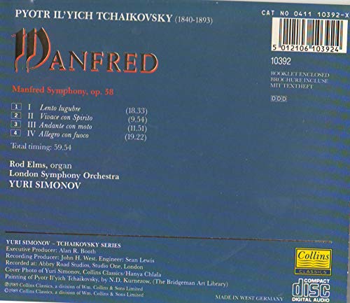 Tchaikovsky: Manfred Symphony