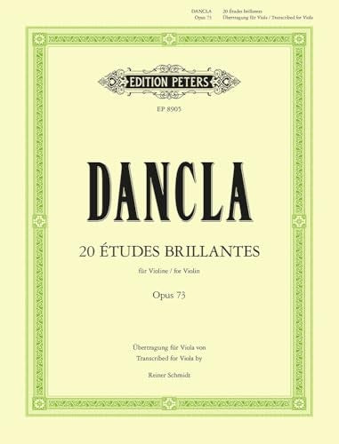 20 Études Brillantes Op. 73 for Violin