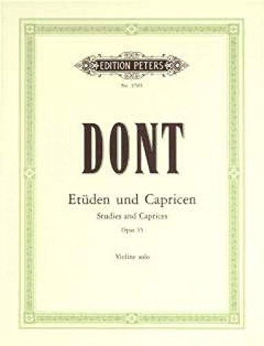 24 Etudes and Caprices Op. 35 for Violin