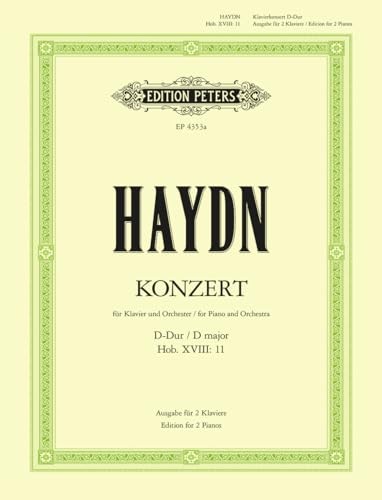 Haydn: Piano Concerto in D Major, Hob. XVIII:11 (Edition Peters)