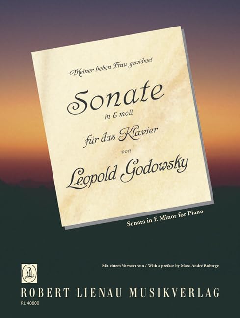 Sonate en mi mineur: réédition de la première édition de 1911. piano.