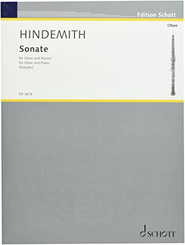 Sonata: for oboe and piano. oboe and piano.