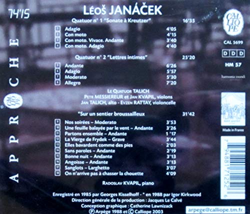 Janacek - String Quartets Nos. 1 & 2