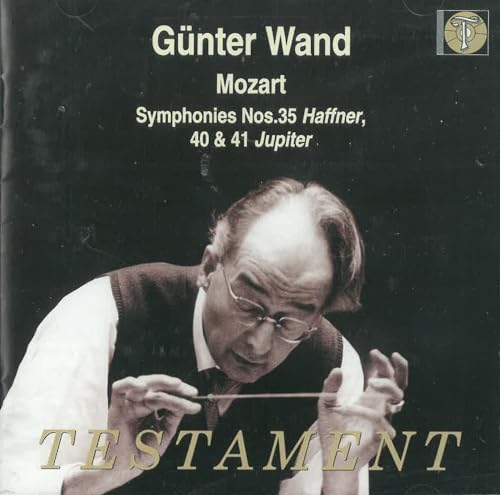 Symphonies Nos. 35 'haffner', 40 And 41 'jupiter' (Wand)