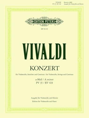 Cello Concerto in a Minor RV418 (Edition for Cello and Piano)