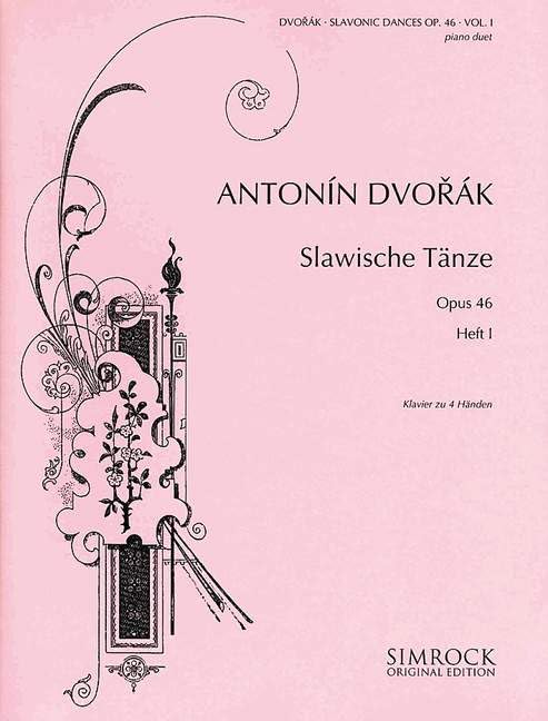Slavonic Dances: Nos. 1-4. Vol. 1. op. 46. piano (4 hands).