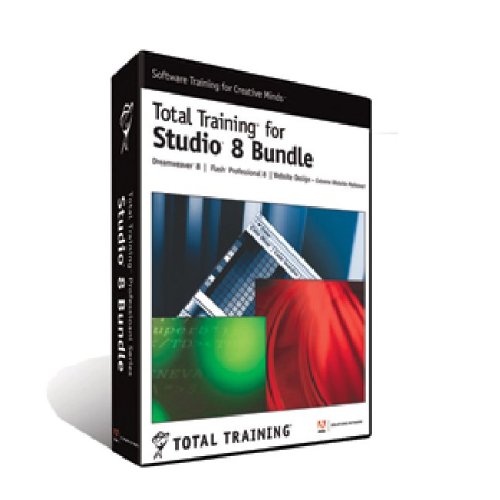 Total Training for Studio 8 Bundle, Includes Training DVDs for Flash Pro 8, Dreamweaver 8 & WebSite Design