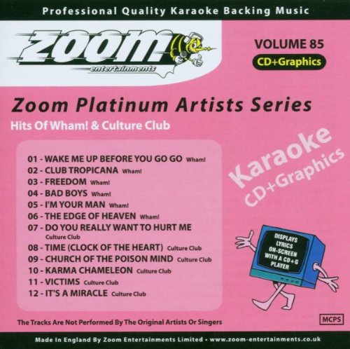 Zoom Karaoke CD+G - Platinum Artists 85: Wham! & Culture Club