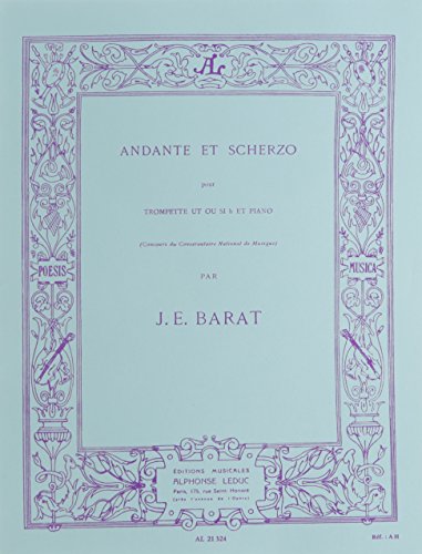 JACQUES ED. BARAT: ANDANTE ET SCHERZO (TRUMPET AND PIANO)
