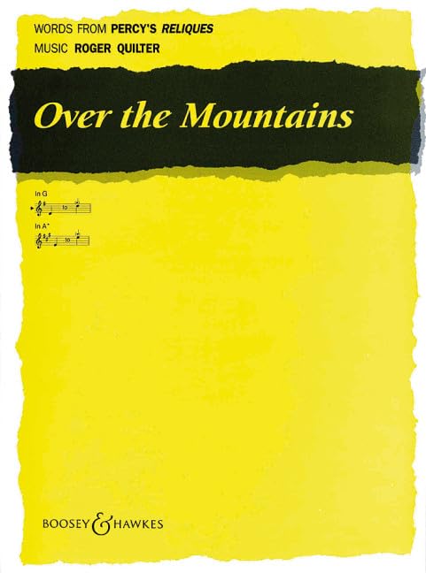 Over The Mountains In G: In G. voice and piano.