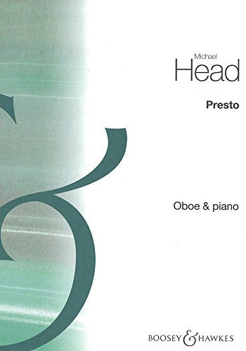 Presto: from "Three Pieces". oboe and piano.