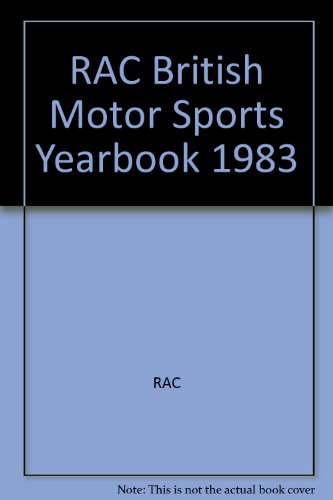RAC British Motor Sports Yearbook 1983