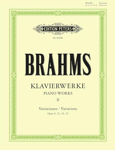 Piano Works -- Variationen Opp. 9, 21, 24, 35