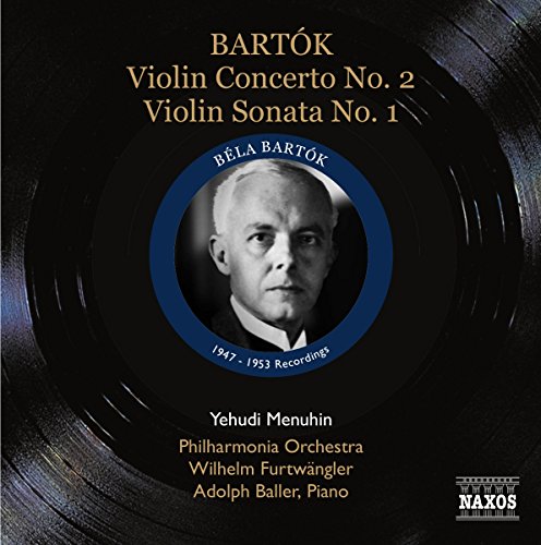 Menuhin:Philharmonia - Bartok: Violin Concerto/ Sonata