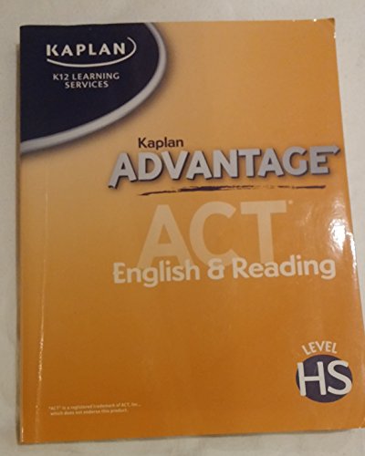 Kaplan Advantage ACT English and Reading Level HS