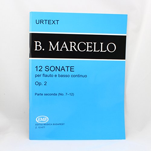 12 SONATEN II OP. 2 PER FLAUTO E BASSO CONTINUO FLUTE TRAVERSIERE