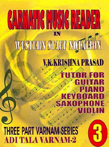 Carnatic Music Reader in Western Staff Notation (Set of 7 Books)