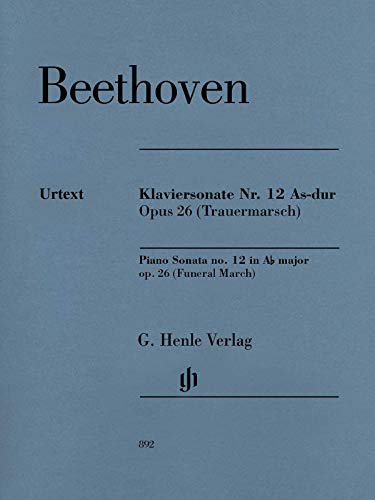SONATE POUR PIANO N 12 EN LA BEMOL MAJEUR OP. 26