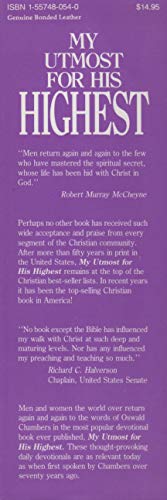 My Utmost for His Highest