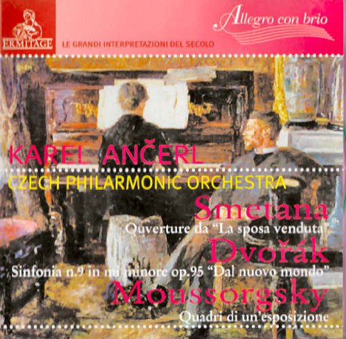 Karel Ancerl conducts Mussorgsky: Pictures at an Exhibition, Dvorak: New World Symphony (No. 9), and Smetana: Bartered Bride Overture