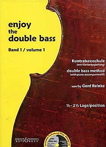Enjoy the Double Bass Volume 1 - Method for Double Bass - double bass (and piano) - edition with CD