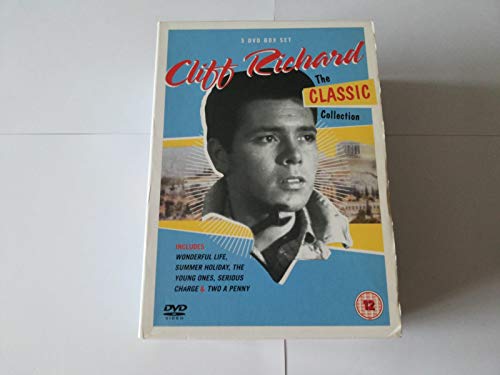 CLIFF RICHARD - The Classic Collection - 5 DVD SET - Wonderful Life / Summer Holiday / Young Ones / Serious Charge / Two A Penny